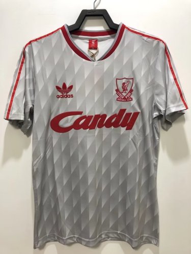 1989-1991 Liverpool Away Retro Soccer Jersey