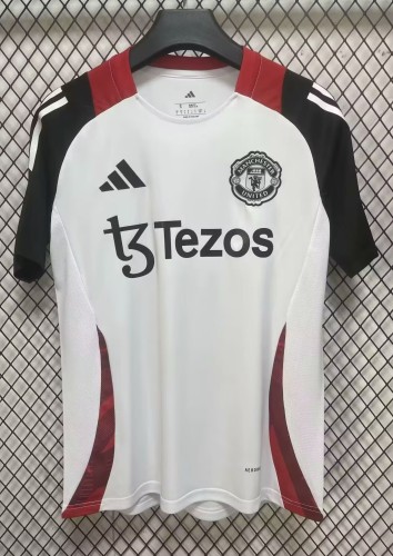 25-26 Manchester United White Special Edition Fans Soccer Jersey