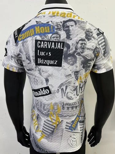25-26 Real Madrid Special Edition Player Version Training Shirts *涂鸦