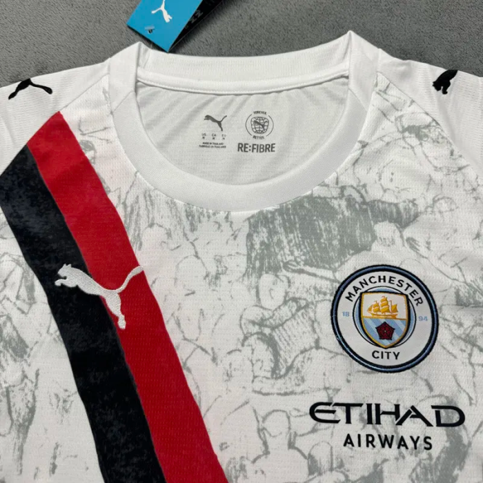 25-26 Manchester City Away Women Soccer Jersey (女)