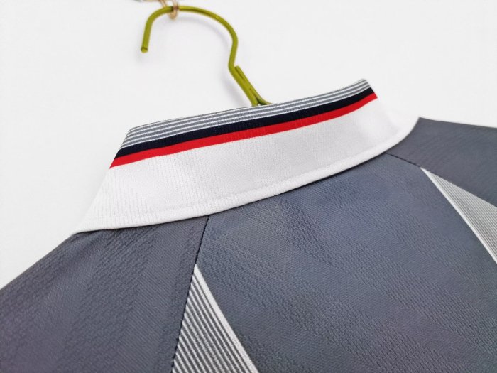 1996 England Retro Long sleeves Soccer Jersey