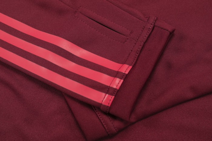 23-24 Manchester United High Quality Half Pull Tracksuit