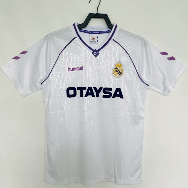 1990-1992 Real Madrid Home Retro Soccer Jersey