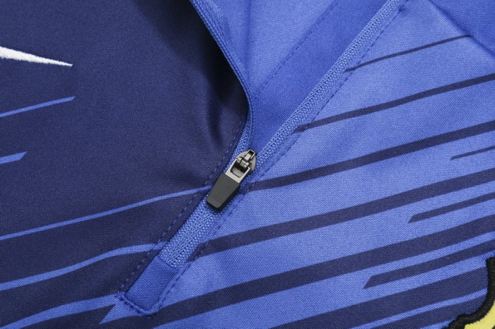 23-24 Barcelona High Quality Half Pull Tracksuit