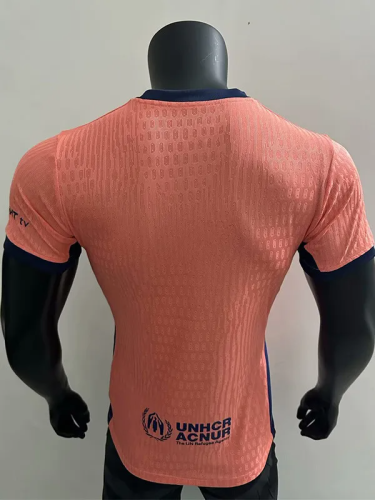 25-26 Barcelona Pink Orange Special Edition Player Version Soccer Jersey