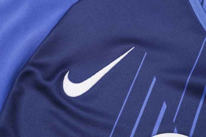 23-24 Barcelona High Quality Half Pull Tracksuit