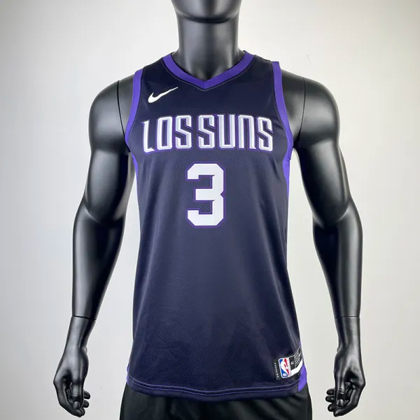 2017-18 SUNS PAUL #3 Royal Blue City Edition Top Quality Hot Pressing NBA Jersey