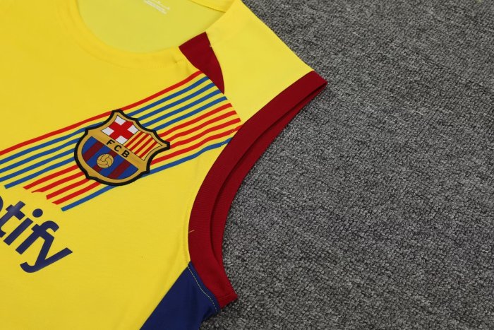 23-24 Barcelona High quality Tank Top And Shorts Suit