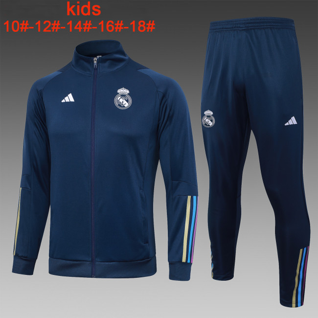 23-24 Real Madrid High Quality Kids Jacket Tracksuit