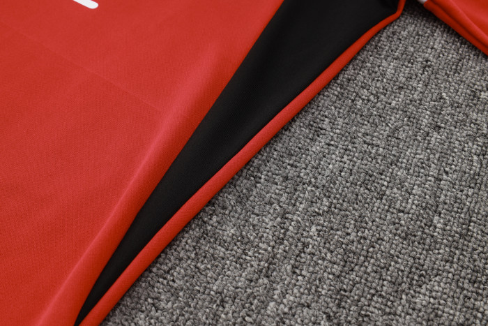 23-24 AC Milan High Quality Half Pull Tracksuit