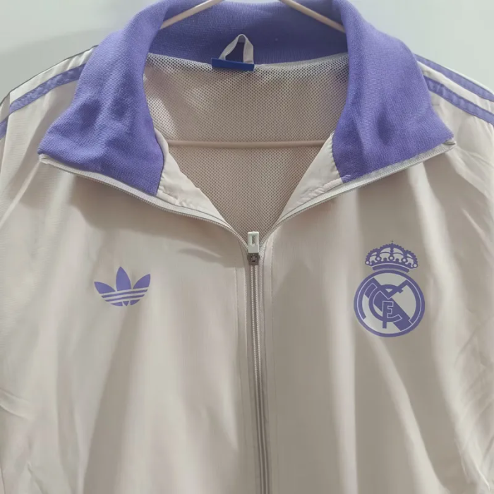 2025 Real Madrid New Pattern Windbreaker