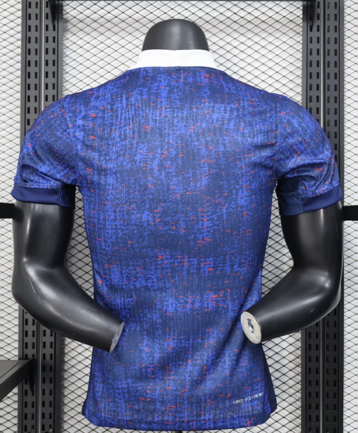 25-26 France Home Player Version Soccer Jersey