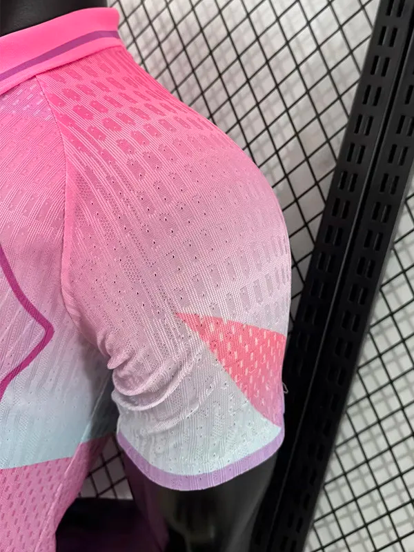 25-26 Barcelona Pink Special Edition Player Version Training Shirts (有领)