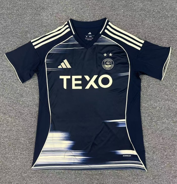 25-26 Aberdeen Away Fans Soccer Jersey