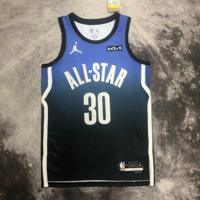 2023 ALL STAR CURRY #30 Blue Top Quality Hot Pressing NBA Jersey