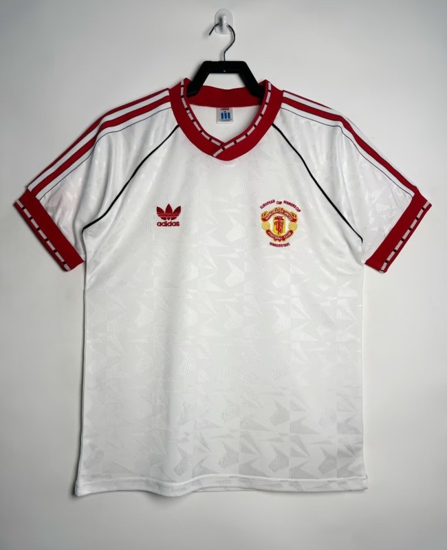 1990-1991 Manchester United Special Edition Retro Soccer Jersey