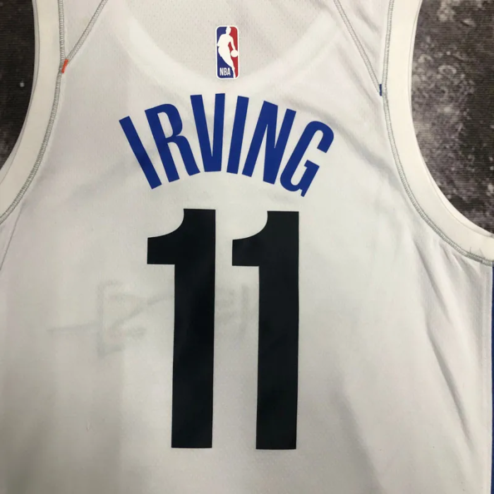 22-23 Nets IRVING #11 White City Edition Top Quality Hot Pressing NBA Jersey