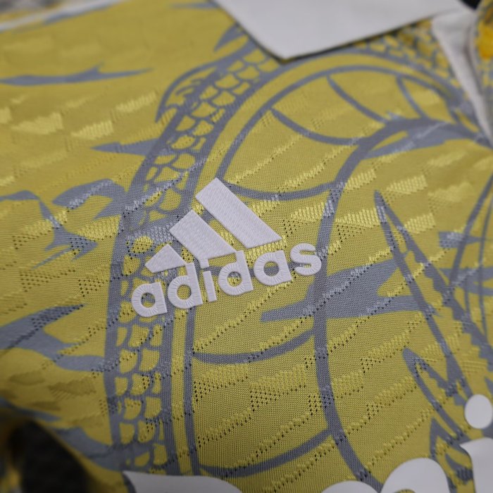 25-26 Real Madrid Yellow Special Edition Player Version Training Shirts