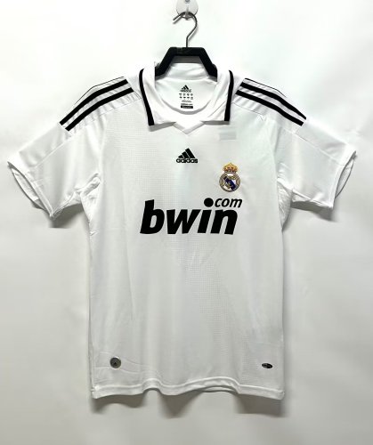 2008-2009 Real Madrid Home Retro Soccer Jersey