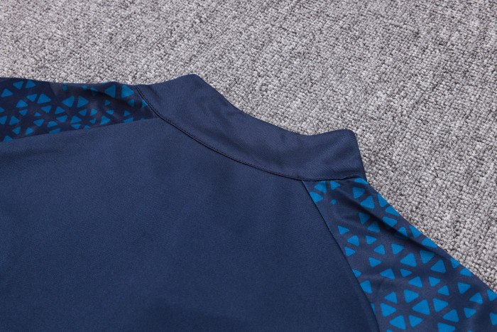 23-24 Manchester City High Quality Half Pull Tracksuit