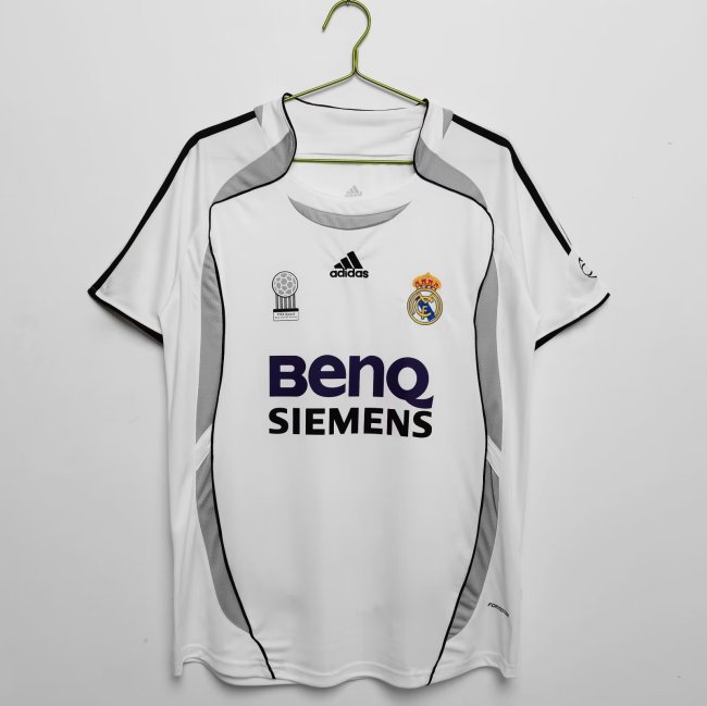2006-2007 Real Madrid Home Retro Soccer Jersey