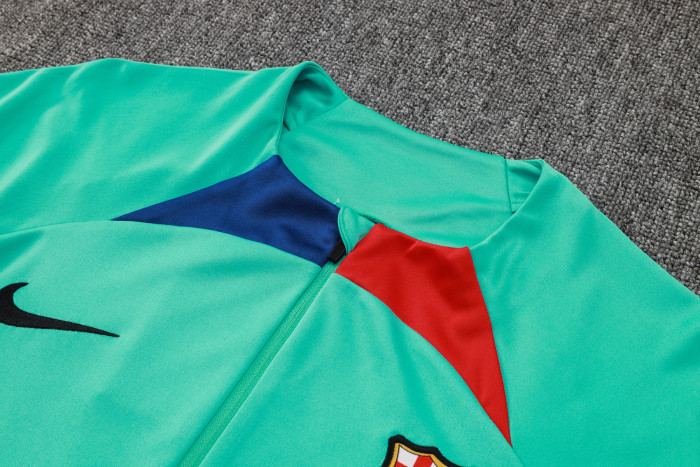 23-24 Barcelona High Quality Half Pull Tracksuit