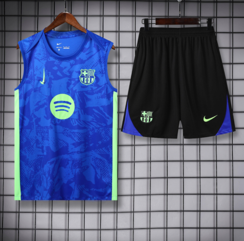 25-26 Barcelona High Quality Tank Top And Shorts Suit