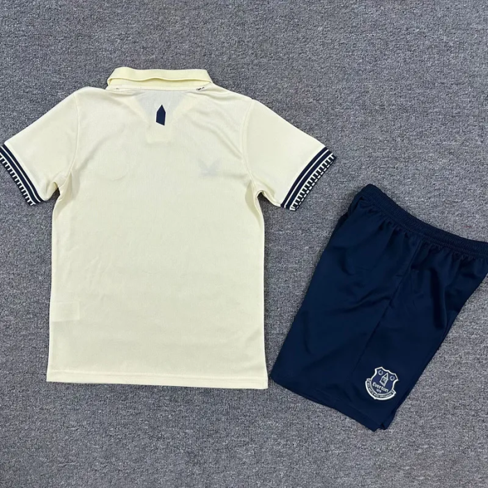 25-26 Everton Away Kids Soccer Jersey