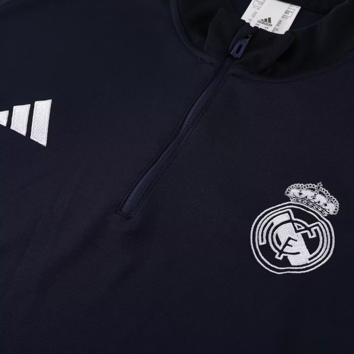 23-24 Real Madrid High Quality Half Pull Tracksuit