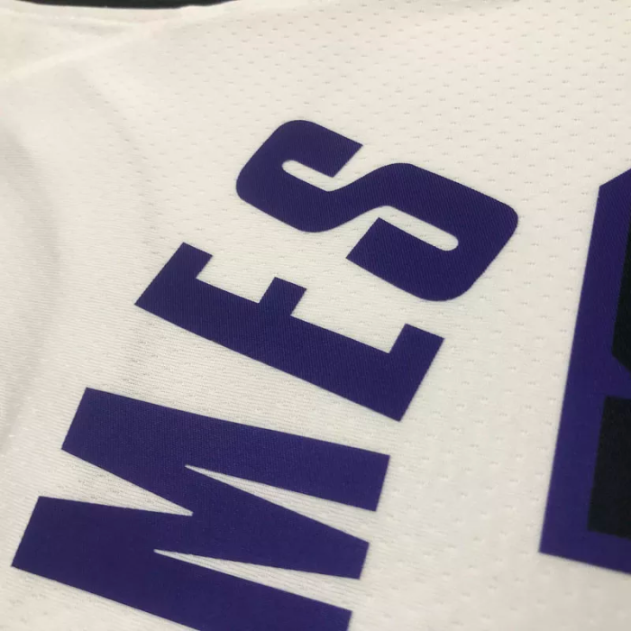 22-23 LAKERS JAMES #23 White City Edition Top Quality Hot Pressing NBA Jersey