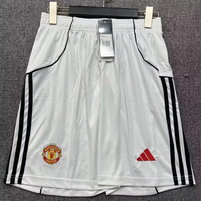 25-26 Manchester United Home Shorts Pants
