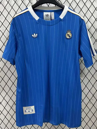 25-26 Real Madrid Blue Special Edition Fans Training Shirts 1:1 Thai Quality