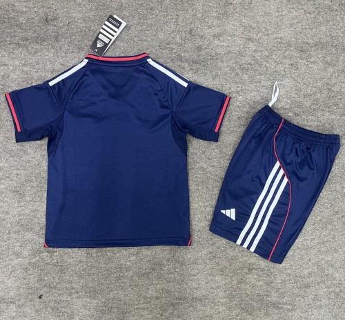 25-26 Lyon Away Kids Soccer Jersey