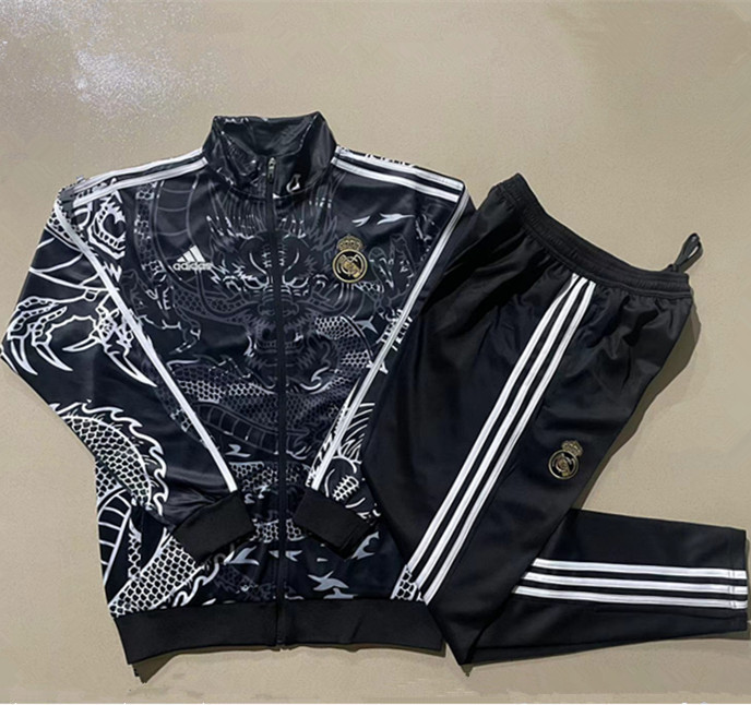 23-24 Real Madrid High Quality Jacket Tracksuit（喷墨龙）