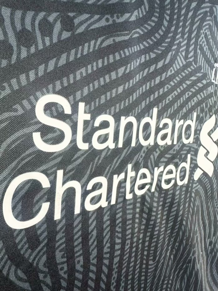 2020-2021 Liverpool Black Goalkeeper Retro Soccer Jersey