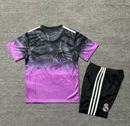 25-26 Real Madrid Purple Special Edition Kids Soccer Jersey