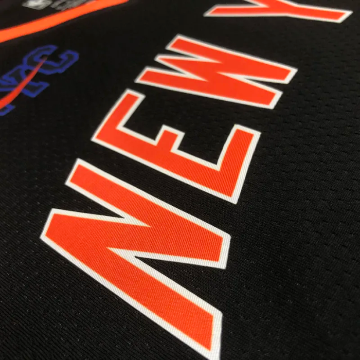 22-23 KNICKS ROSE #4 Black Top Quality Hot Pressing NBA Jersey (Trapeze Edition)