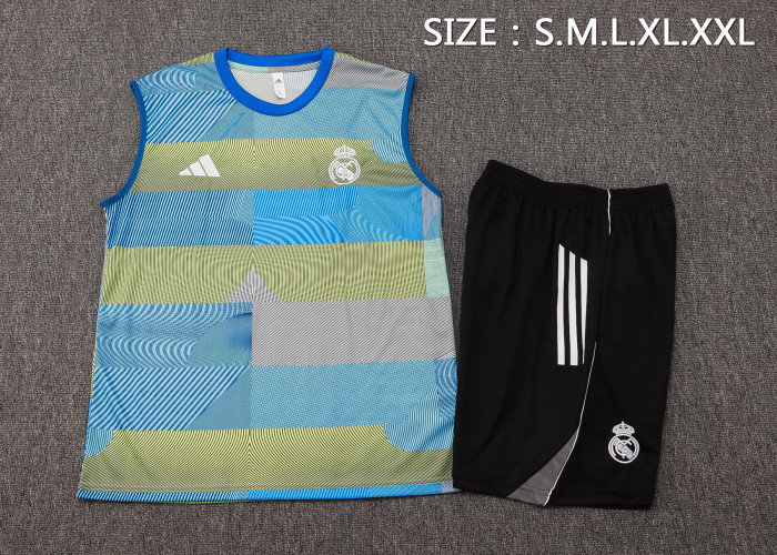 25-26 Real Madrid High Quality Tank Top And Shorts Suit