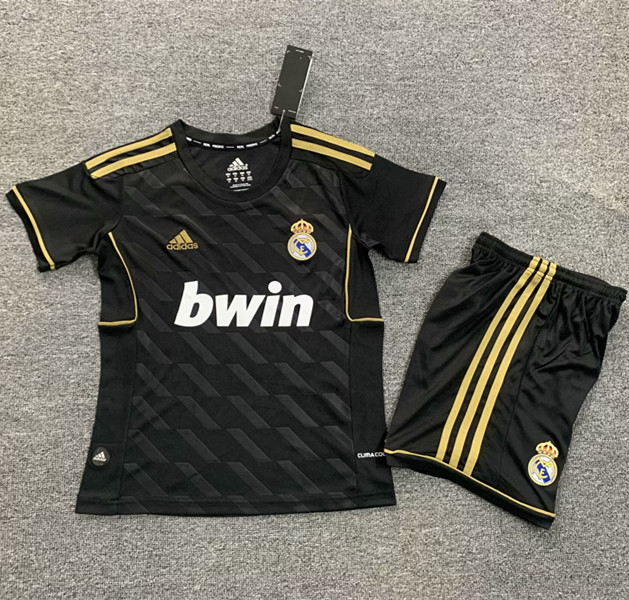 2011-2012 Real Madrid Away Retro Kids Soccer Jersey