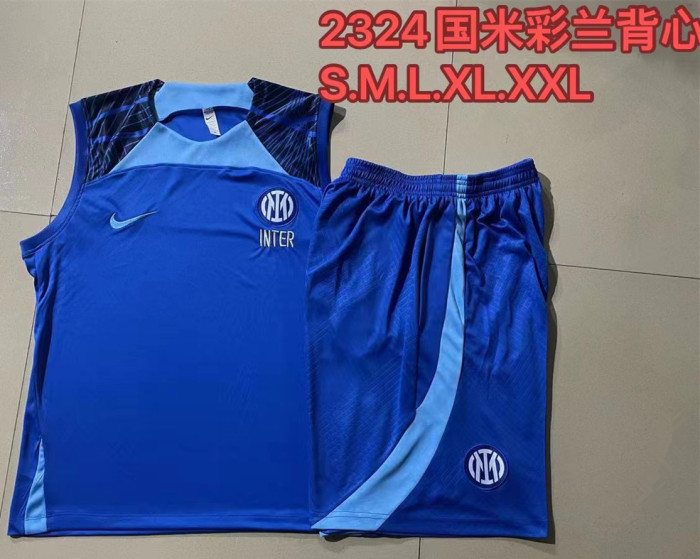 23-24 Inter Milan High quality Tank Top And Shorts Suit