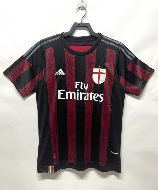 2015-2016 AC Milan Home Retro Soccer Jersey