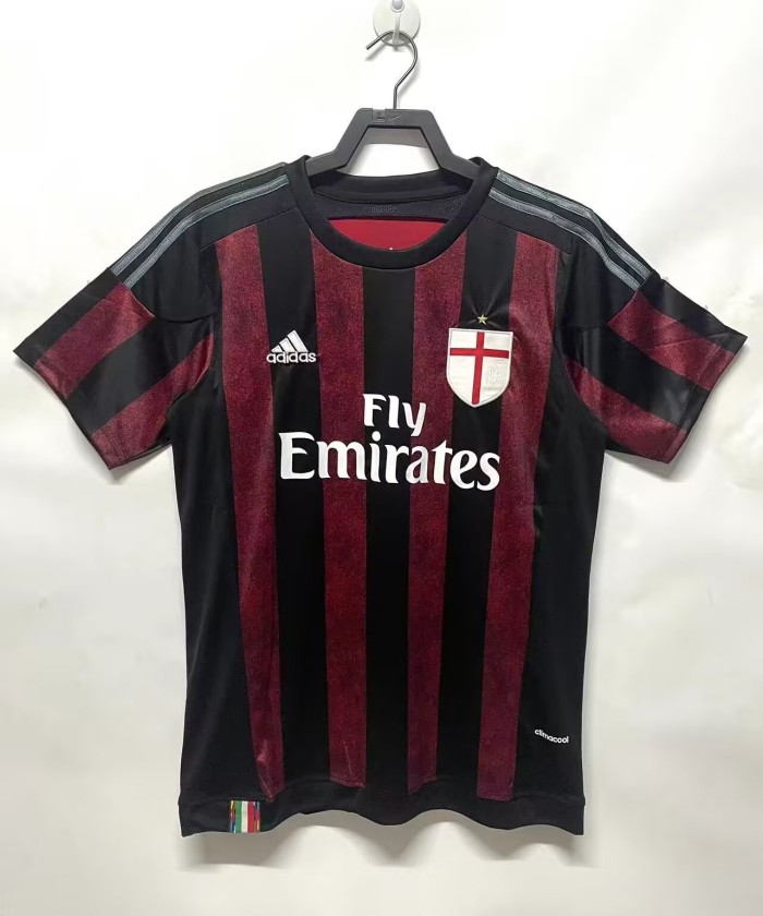 2015-2016 AC Milan Home Retro Soccer Jersey