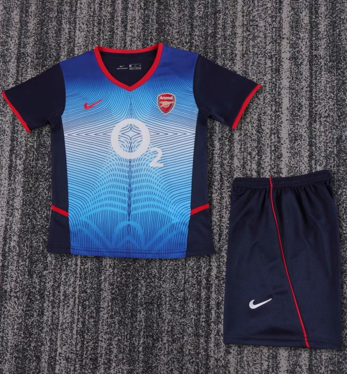 2002-2004 Arsenal Away Retro Kids Soccer Jersey