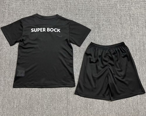 23-24 Sporting Lisbon Fourth Kids Soccer Jersey