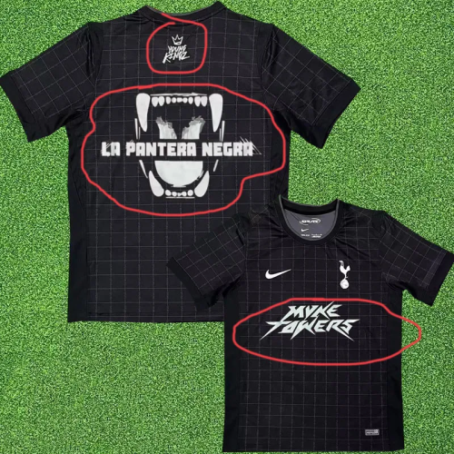 25-26 Tottenham Hotspur Away Print AD Fans Soccer Jersey