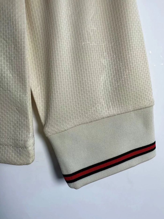 1996-1997 Liverpool Away Long Sleeve Retro Soccer Jersey