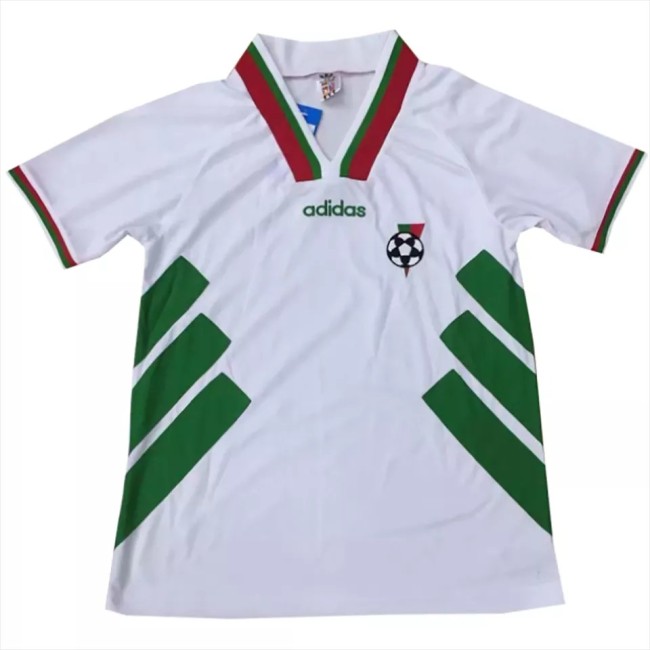1994 Bulgaria Home White Retro Soccer Jersey