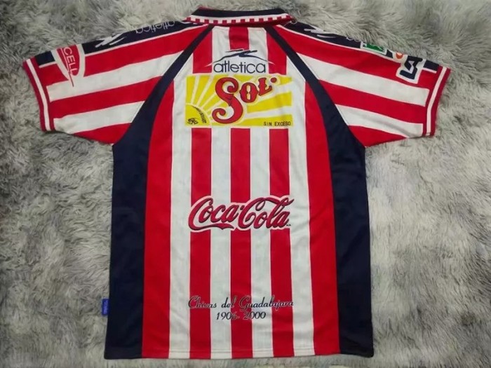 1999-2000 Chivas Home Retro Soccer Jersey