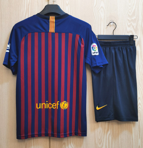 2018-2019 Barcelona Home Retro Adult Suit