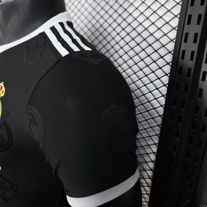 25-26 Real Madrid Black Special Edition Player Version Soccer Jersey